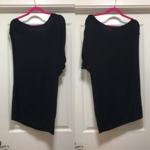 M - Kendall & Kylie One Shoulder Black Dress - Picture 4 of 4